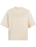Dámské tričko adidas Kit Small Logo, krémové, KT0302