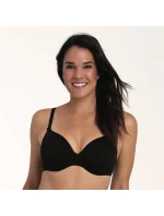 Selma Pure podprsenka s kosticí košíčky se spacer-výztuží 5237 black - RosaFaia