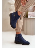 Dámské Zateplené Sněhule Tmavě Modré Helis Dámské Zateplené Sněhule Tmavě Modré Helis