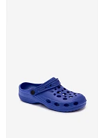 Dámské modré pěnové pantofle s klínky Parker Dámské modré pěnové pantofle s klínky Parker