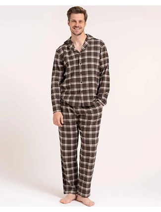 Pyžamo Moraj PDM5700-003 dlouhé rukávy, velikosti M–4XL, rozepínací Pyžamo Moraj PDM5700-003 dlouhé rukávy, velikosti M–4XL, rozepínací
