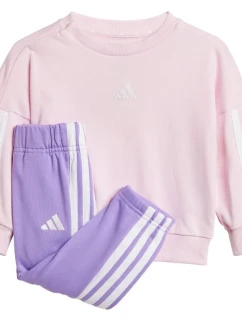 Dětské tepláky adidas Essentials Joggers růžovo-fialové JD6482