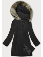 Černá dámská zimní bunda (M-R45)