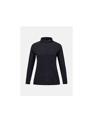 Dámská mikina PEAK PERFORMANCE W Discover Midlayer, černá Dámská mikina PEAK PERFORMANCE W Discover Midlayer, černá
