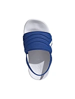 Dětské žabky adidas Adilette Estrap 2.0, bílo-modré, HQ9196