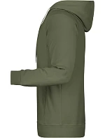 Daiber 8024 Pánská raglánová mikina s kapucí 02.8024 olive