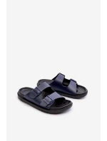 Lehké Pánské Sandály S Sponami Big Star NN174593 Modré