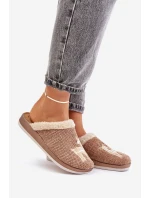 Dámské Pantofle S Jelenem Inblu CT000034 Béžové