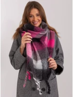 Šála AT SZ 2313501.97 černo-růžová Šála AT SZ 2313501.97 černo-růžová