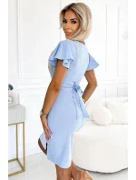 Dámské šaty 479-6 NINA světle modré - NUMOCO