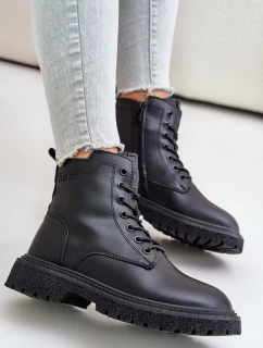 Zateplené botky workery dámské OO274A126 černé