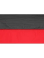 CESTOVNÍ HOUPACÍ SÍŤ PRO 2 OSOBY 270X140CM ČERNÁ A ČERVENÁ