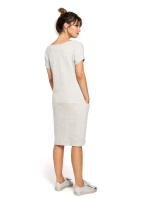 Denní šaty B050 ecru - BeWear