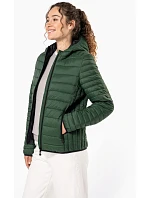 Kariban K 6111 Lehká dámská prošívaná bunda s kapucí 20.6111 red