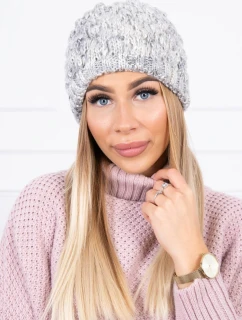 Čepice K156 světle šedá