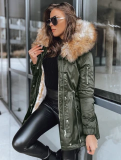 Dámská zimní bunda parka GARNET zelená FashionStreet TY3945