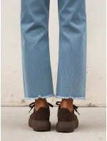 FashionStreet hnědé dámské tenisky ZY1372 FashionStreet hnědé dámské tenisky ZY1372