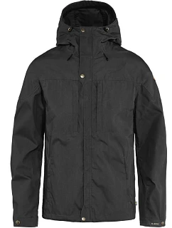 Pánská zimní bunda s kapucí Fjällräven Skogsö Jacket M, outdoorová, zateplená, šedá (F81698-030)