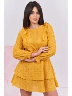 Hořčicové boho šaty Hořčicové boho šaty