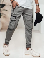 FashionStreet pánské šedé kalhoty UX4472 FashionStreet pánské šedé kalhoty UX4472