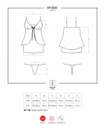 Košilka 811-BAB babydoll - Obsessive Košilka 811-BAB babydoll - Obsessive