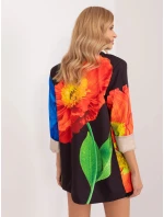 Dámské sako DHJ MA 18525 19.12x Černá mix vzor - FPrice Dámské sako DHJ MA 18525 19.12x Černá mix vzor - FPrice