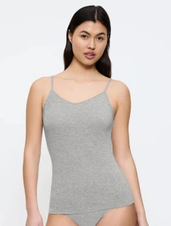 Beauty Layers Spaghetti Top Wool - GRAY - TRIUMPH GRAY - TRIUMPH