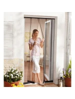 LAMELOVÁ MOSKYTIÉRA 100X220 POLYESTER+PÁSEK NA SUCHÝ ZIP