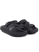 Dámské sportovní žabky na tlusté bazénové podrážce černé Big Star TT274A037