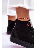 Dámské klasické vysoké tenisky Cross Jeans LL2R4088C černé Dámské klasické vysoké tenisky Cross Jeans LL2R4088C černé