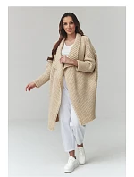 Svetr na zapínání  model 226881 Makadamia