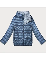 Lehce zateplená oboustranná bunda do boků Goodlookin blue (P21-7213/7212-30S)