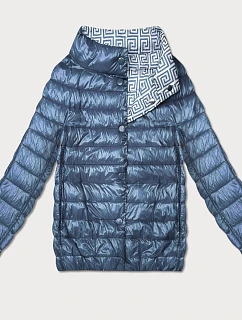 Lehce zateplená oboustranná bunda do boků Goodlookin blue (P21-7213/7212-30S)