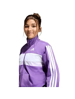 Adidas Seasonal Essentials Tiberio 3-Stripes dětská tepláková souprava fialová KC2125
