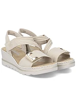 Dámské lila sandály na platformě Rieker 67410-62