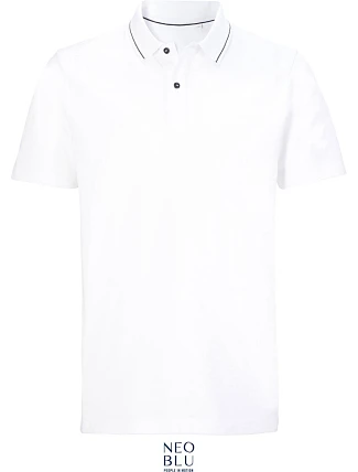 NEOBLU Orel Unisex piqué polo z těžké bavlny 24.4337 optic white NEOBLU Orel Unisex piqué polo z těžké bavlny 24.4337 optic white