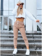 Dámské manšestrové kalhoty MARIE camel FashionStreet UY1575