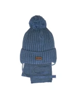 AJS 48-316 Chlapecká sada čepice+šátek