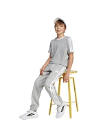 Dětské kalhoty adidas Essentials světle šedé JY4995