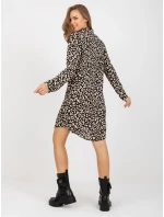 Šaty TO SK 1103 19.01X černá a béžová