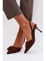 Sandály na podpatku  model 224468 Step in style