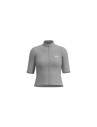 Cyklistické tričko POC W's Thermal Lite Jersey, šedé