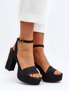 Sandály na podpatku model 194142 Step in style