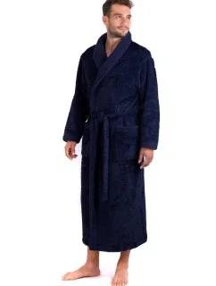 Pánský župan 2143 Alta dark denim - Vestis