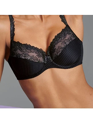 Eloise podprsenka s kosticí . 5294 black - RosaFaia