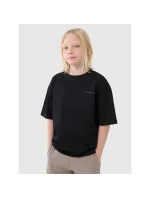 Chlapecké tričko oversize s nápisy 4F 4FJWSS25TTSHM2184-20S