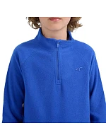 Chlapecká fleecová mikina 4F M058 cobalt 4FJWAW25UFLEM058 36S
