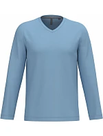 Kariban K 358 Pánské tričko do V s dl. rukávem 20.K358 sky blue Kariban K 358 Pánské tričko do V s dl. rukávem 20.K358 sky blue