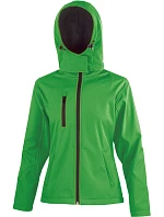 Result R 230F Dámská 3-vrstvá softshellová bunda s kapucí 30.230F vivid green/black
