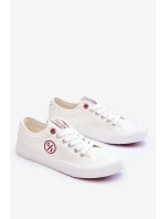 Dámské Cross Jeans Fabric Sneakers LL2R4043 Bílé